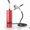 Püskürtme Tabancaları Kalite Varış TM80S Airbrush Kompresör Kiti Başlat Mini Taşınabilir Kablosuz Kişisel Pompa 210719 Bırak Teslimat Ev G DHPFP