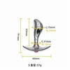 Adult massager Anal Plug Sex Toys Mini Round Shaped Metal Stainless Smooth For Women Men Butt Stainles Steel Toy