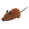 Cat Toys Wireless Electric RC Flocking Plastic Rat Mice Toy Novelty Pet Kitten Remote Control Mouse Playing