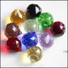 Beads 30Mm Colorf Crystal Ball Prism Rainbow Pendants Maker Hanging Crystals Prisms For Windows Gift Pad13626 Drop Delivery Home Gar Otfgp