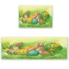 Carpets Cartoon Rabbits Easter Eggs Carpet For Living Room Rug Kids Bedroom Bedside Rugs Home Sofa Table Decor MatCarpetsCarpets