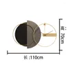 Orologi da parete Lancette Orologio grande Meccanismo personalizzato Numeri digitali dorati Pendule di lusso Murale Decor Rustico WW50WC