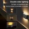 Gece Işıkları LED Kabine Işık İnsan Akıllı İndüksiyon Tip-C Besleme Göz Koruma Lambası Koridoru Başucu Sensörü