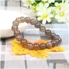 Con cuentas 12 Diseño 10 mm Pulsera de piedra de ónix natural Hombres al por mayor 10 unids / lote para mujeres Amigo Joyería Regalo Pulseras de entrega de gota Dh19B