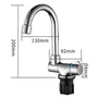 Mutfak muslukları katlanabilir musluk 360 dgree rotasyon lavabo su musluk tek saplı soğuk mikser RV için