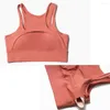 Tenue de yoga soutien-gorge tridimensionnel creux beauté dos sous-vêtement de sport antichoc recueillir Fitness gilet Logo personnalisé