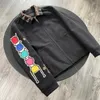 veste en cuir imprimé léopard