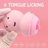 Sex Toys massager Sexy Pig Clitoris Licking Sucking Vibrator for Woman Clit Nipple Sucker Blowjob Fast Orgasm Erotic Goods