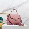 Kvinnors ljus lyxväska akrylkedja bärbar sned span handväska stor varumärke kvinnors väska hög textur