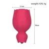 Adult massager Magical Rose Vibrator Toy for Women Clitoris Stimulator With Tongue Licking Oral Nipple Clitoral Sexy Tools Waterproof