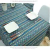 Bordduk Ubrush folk-Custom Draduk Bomull och linne täcker 80 120 cm vattentät oljesäker för hem el