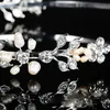 Haarclips Barrettes Slbridal Art Deco Alloy Rhinestone Crystal Pearls Wedding Tiara Hoofdband Bridale Accessoires Bruidsmeisjes Princess Wome