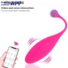 Volwassen stimulator Bluetooths Dildo Vibrator voor Vrouwen Draadloze APP Afstandsbediening Vibrerend Ei wifi Slipje Speelgoed Seksspeeltjes Paar