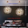 Lustres IRALAN lustre de pissenlit postmoderne K9 cristal lampe suspendue moderne pour chambre éclairage intérieur plafonnier Lustres