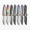 Limited Edition Folding Knife Warhound Real S35VN Blade Titanium Handle Tactical Outdoor Equipment Custom Camping Hunting Survival Tools Perfect Pocket EDC