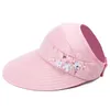 Geniş Memlu Şapkalar Yaz Plajı Güneş Visorları İçin Kadın Bonnet Şapkası Bayanlar ve Kapaklar