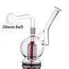 Gros Mini Beaker Oil Burner Bong 14mm Femme Bubbler Fumer Pipe À Eau Épais Recycleur Cendrier Bongs Oil Rigs Narguilé Avec Grande Taille Mâle Verre Brûleur À Huile Pipe