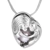 Pendentif Colliers Mère Et Fille Mères Filles Collier En Forme De Coeur Cadeau Fête Des Mères P125