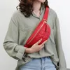 Taillezakken Leer Fanny Packs For Women Solid Color Small Summer Fashion Female Telefoon Portemones Dameskist Mini Bag