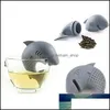 Tea Infusers 1Pcs Infuser Sile Strainers Tools Strainer Filter Empty Bag Leaf Diffuser Wedding Decoration Gifts Drop Delivery Home G Otrvf