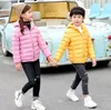 Erkek Kızlar Kış Paltosu Ultra Light Down Ceket Çocukları Kapşonlu Dış Giyim Hafif Top 1 Giysiler 1-8 yıllık 2024