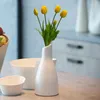 Dekorativa blommor 5-Headed Tulip Artificial Flower Real Touch Bouquet Fake For Wedding Decoration Home Garen Decor