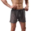 سراويل داخلية Woxuan Men Men Hollow Boxers Fashion فضفاضة سروال شبكي مثير مريحة للملابس الداخلية الجافة سريعة التنفس