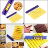 Other Kitchen Dining Bar Home Kitchen Baking Tools Printing Alphanumeric Molds Cookie Cutters Talking Cake Decorating Drop Delive Dhniw