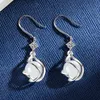 Dangle Earrings Chandelier Fashion Women Ear Hook قلادة تدور جميلة جولة أوبال العقيق زوجة مجوهر