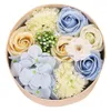 Torkade blommor Artificial Flower Soap Present Box Rose Orc Peony Bouquet Home Wedding Decoration Accessories Valentines Day Z3 T200509 D DHMLY