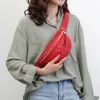 Taillezakken Leer Fanny Packs For Women Solid Color Small Summer Fashion Female Telefoon Portemones Dameskist Mini Bag