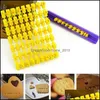 Other Kitchen Dining Bar Home Kitchen Baking Tools Printing Alphanumeric Molds Cookie Cutters Talking Cake Decorating Drop Delive Dhniw