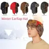 Berets Men Women Trapper Bomber Hats Russian Ushanka Warm Winter Fur Earflap Ski Hat