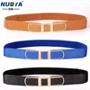 Belts 1pc 4 Colors Fashion Women PU Waist Band Thin Elastic Belt Dress Apparel Accessories Cinturon Mujer SE95