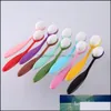 Other Household Sundries 10Pcs Colorf Ink Brush Smooth Blending Brushes Ding Painting Flat Kit For Diy Scrapbooking Cards Making Too Otxkw