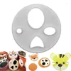 Moldes de cozimento Vários Animais Face Cookie Cutter Diy Blossom Birthday Cake Fondant Mold Stamp Decorating Tools Acessórios de cozinha