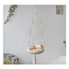 Cat Beds Furniture Large Rame Hammock Hanging Swing Dog Bed Basket Home Pet Accessories Cats House Puppy Gift 210713 Drop Delivery Dhrkg