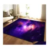 Teppiche Nordic Weiche 3D-gedruckte Bereich Teppiche Salon Galaxy Space Bodenmatte Antislip Großer Teppich für Wohnzimmer Home Decor Drop Deliver DHA3X