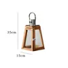 Candle Holders Hanging Large Wood Transparent Modern Centerpieces Glass Lantern Porte Bougie Home Accessories