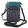 Sacs de soirée Mandala Sac à bandoulière Méditation Univers Symbole Cuir Shopper Bandoulière Femmes Multi Purpose Tendance Femme PurseEvening