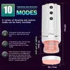 Adulto massageador masturbadores para homens sucção automática telescópica rotativa masculino masturbador copo vagina real buceta boquete máquina brinquedo sexual