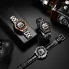 Montres-bracelets HAIQIN montres pour hommes automatiques hommes montre-bracelet mécanique 2023 luxe or affaires Relogio Masculino