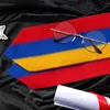 Accanlar Ermenistan bayrağı eşarp üst baskı mezuniyet kanatını çaldı uluslararası eğitim yurtdışında yetişkin unisex parti aksesuarı