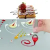 Dinnerware Sets Chef Valon Sauce Plating Art Pencil Plate Dish Painting Coffee Draw Tool Spoon Stainless Steel HEE889