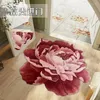 Carpets Alien Flower Carpet Living Room Entrance Door Floor Mat Cloakroom Dresser Hammock Bedside Blanket Anti-Dirty Non-Slip