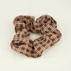 Eenvoudig gebreide haarbanden lint vrouwen meisjes winter elastische haren touwen elegante grote size paardenstaarthouders haar scrunchies 1358