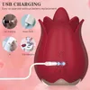 Juguetes sexuales masajeador forma de rosa lengua lamiendo estimulador del clítoris g-sport vibrador para mujeres potente succionador de pezones productos atractivos 18