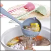 Spoons Long Handle Colander Houseuse Many Colour Big Spoon Plastic Rice Porridge Stir Fry Factory Direct Selling 5 13Xc P1 Drop Deli Dhu7C