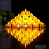 Ljus LED Flameless Tealight Flicker Tea Light Battery Operated For Wedding Birthday Party Chile Decor Drop Delivery Home Garde DHT5N
