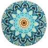 Carpets Trippy Pink Mandala Turquoise Floral Green Navy Round Flannel Floor Rugs Boho For Bedroom Living RoomCarpetsCarpets